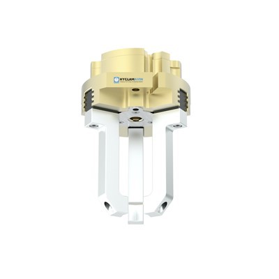 3 Jaw Pneumatic Gripper, Multi-tooth, Hollow Through THB